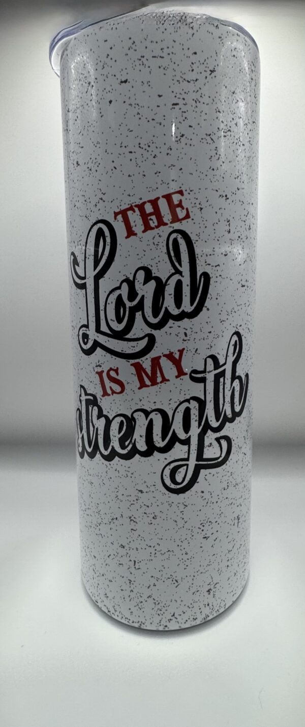 20 oz Stainless Steel Tumbler—With Straw & Brush